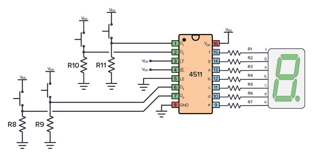 4511 circuit diagram
