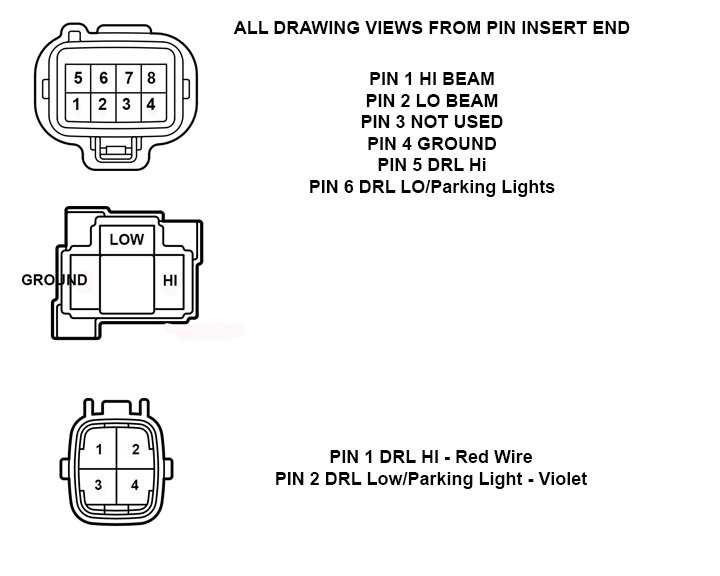 3 pin headlight wiring diagram