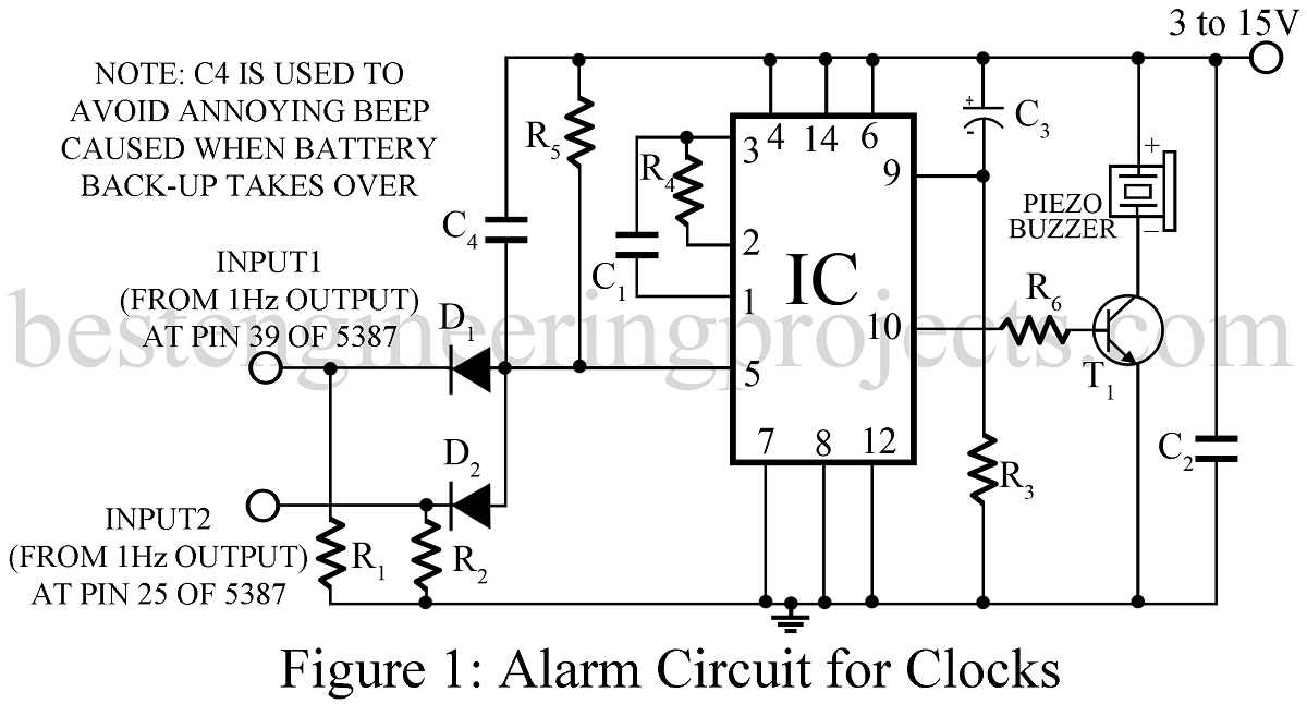 alarm circuit diagram