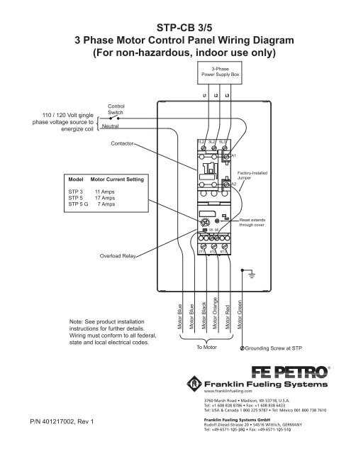 3 phase motor wiring diagrams