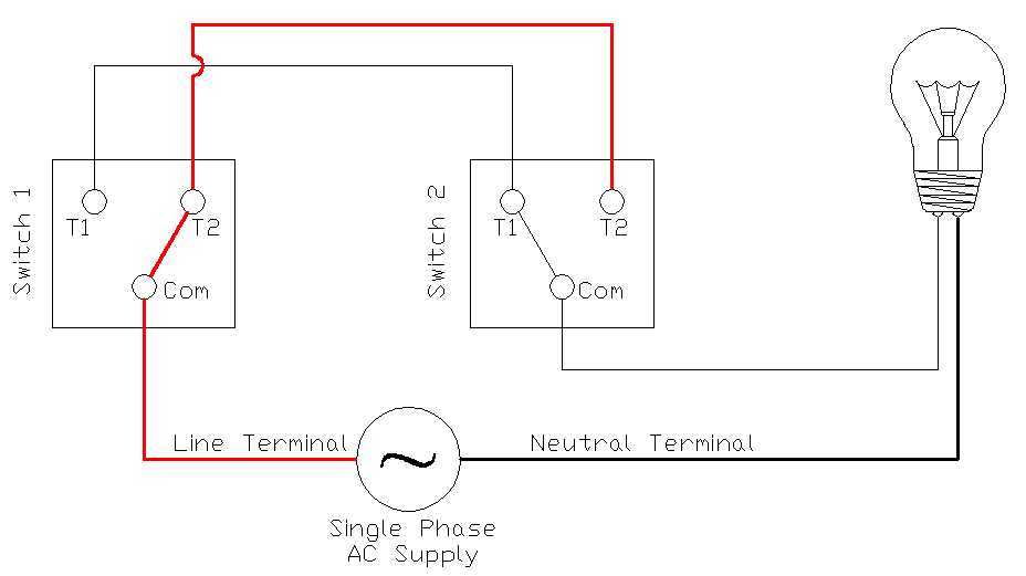 3 pole switch wiring diagram