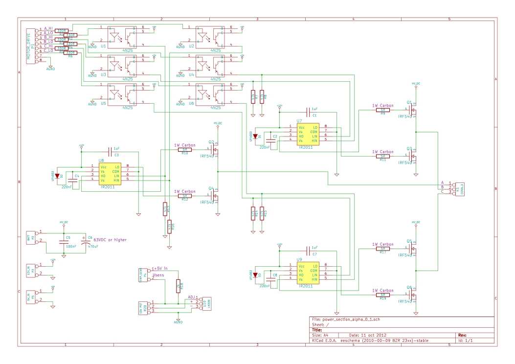 bldc motor controller circuit diagram