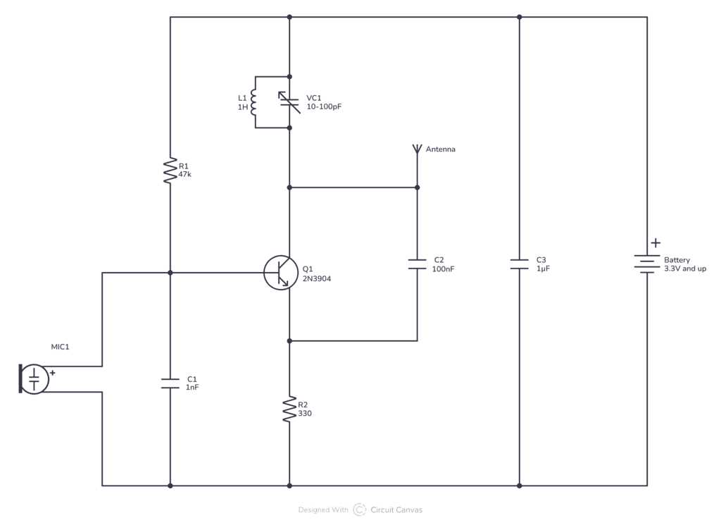 basic electronic circuit diagram