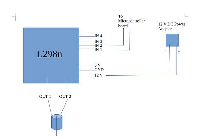l298n motor driver circuit diagram