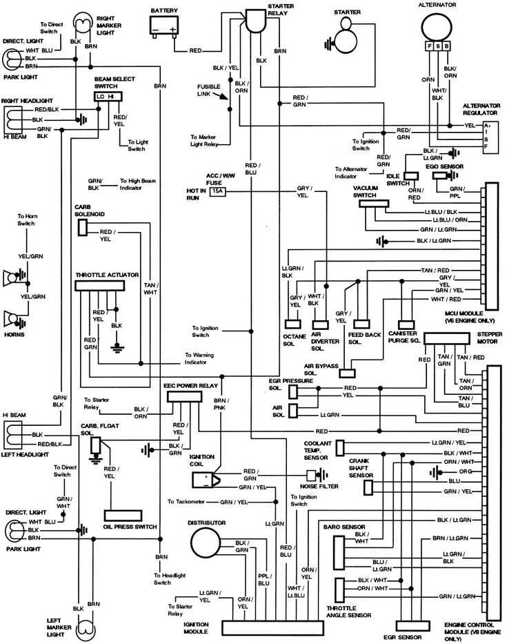 1990 ford alternator wiring diagram