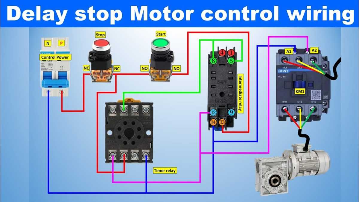 on off timer relay circuit diagram