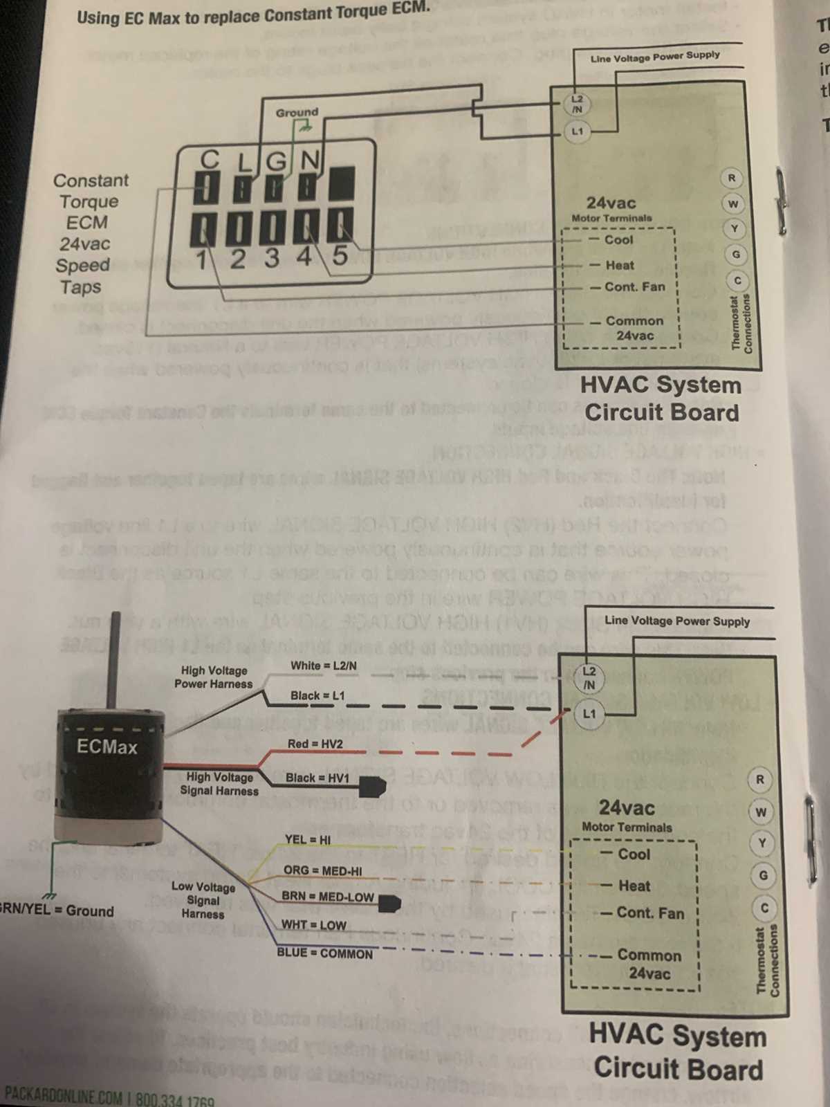 goodman blower motor wiring diagram