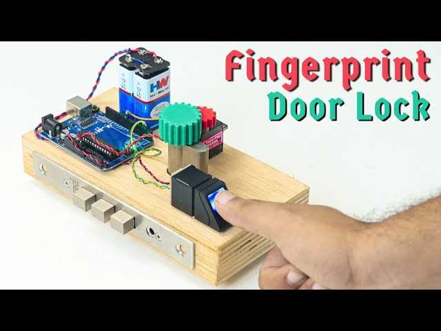 fingerprint door lock circuit diagram