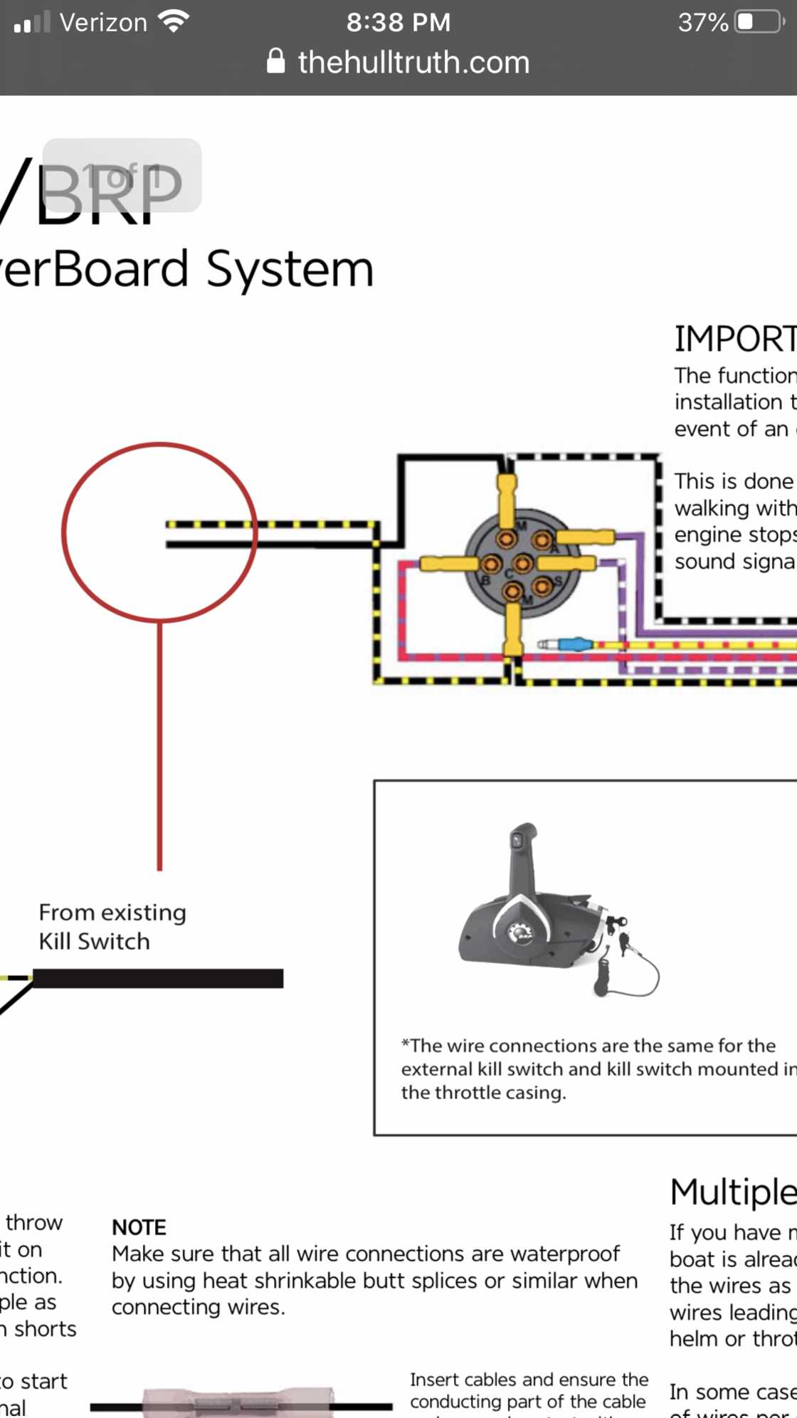 outboard motor evinrude ignition switch wiring diagram