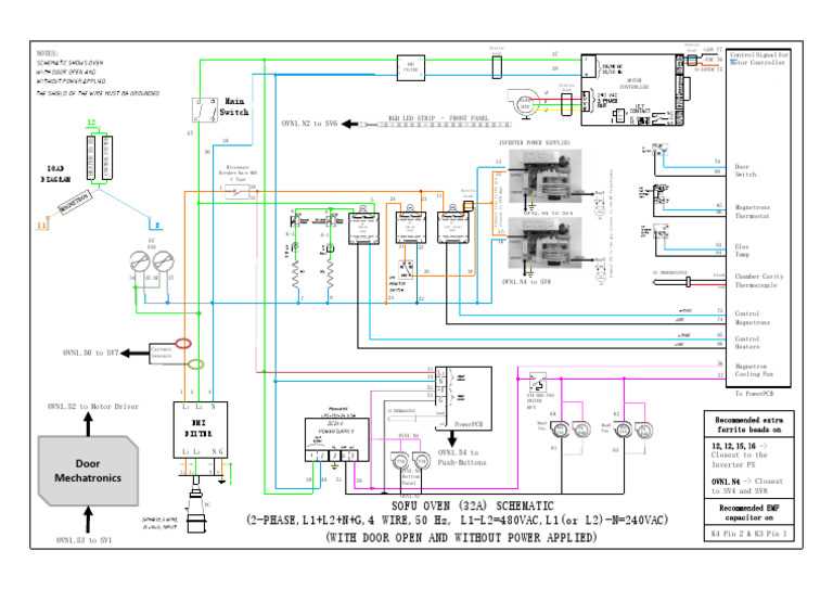 oven circuit diagram