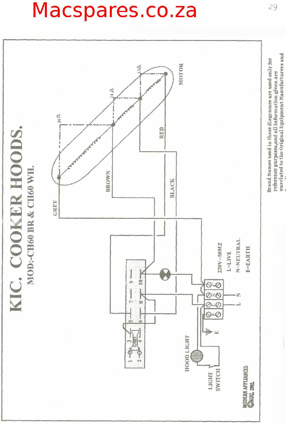 oven circuit diagram