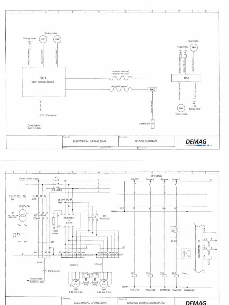 overhead crane control circuit diagram