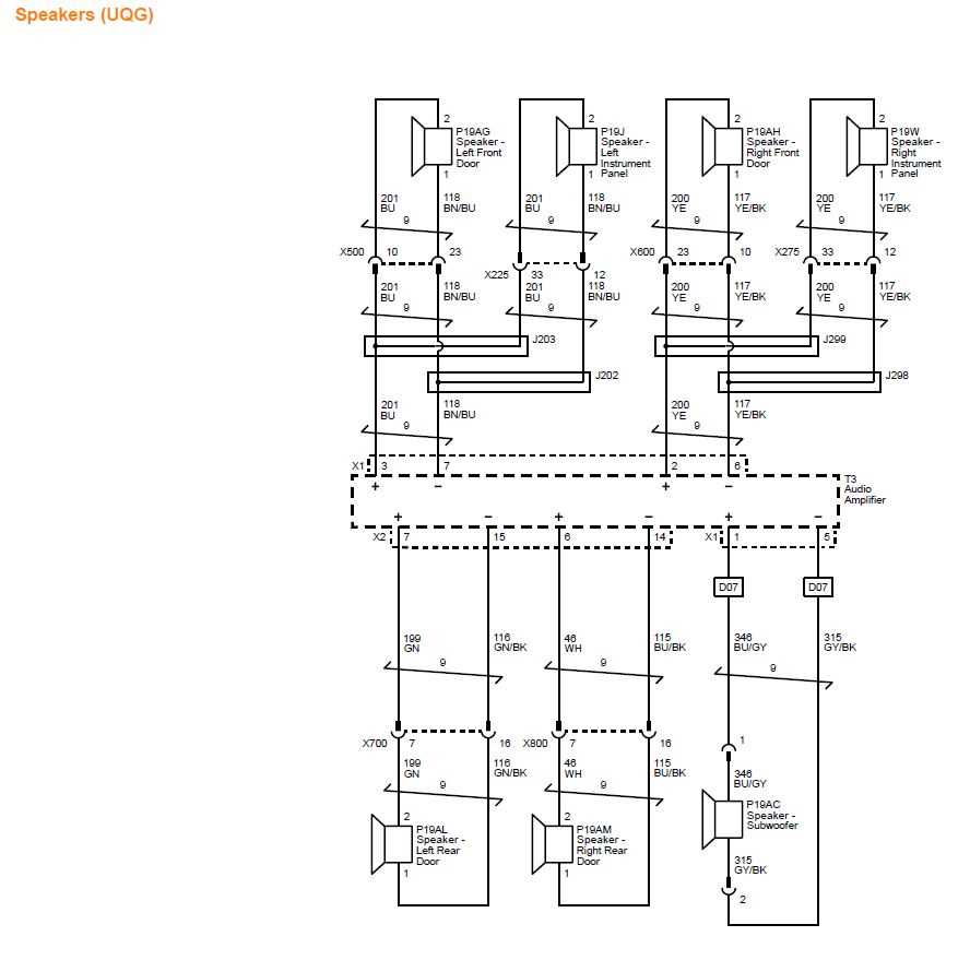 2016 chevy silverado speaker wiring diagram