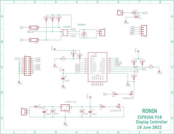 p10 led module circuit diagram