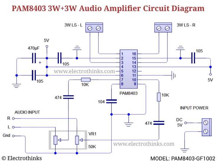pam8403 amplifier circuit diagram pam8403 amplifier circuit diagram