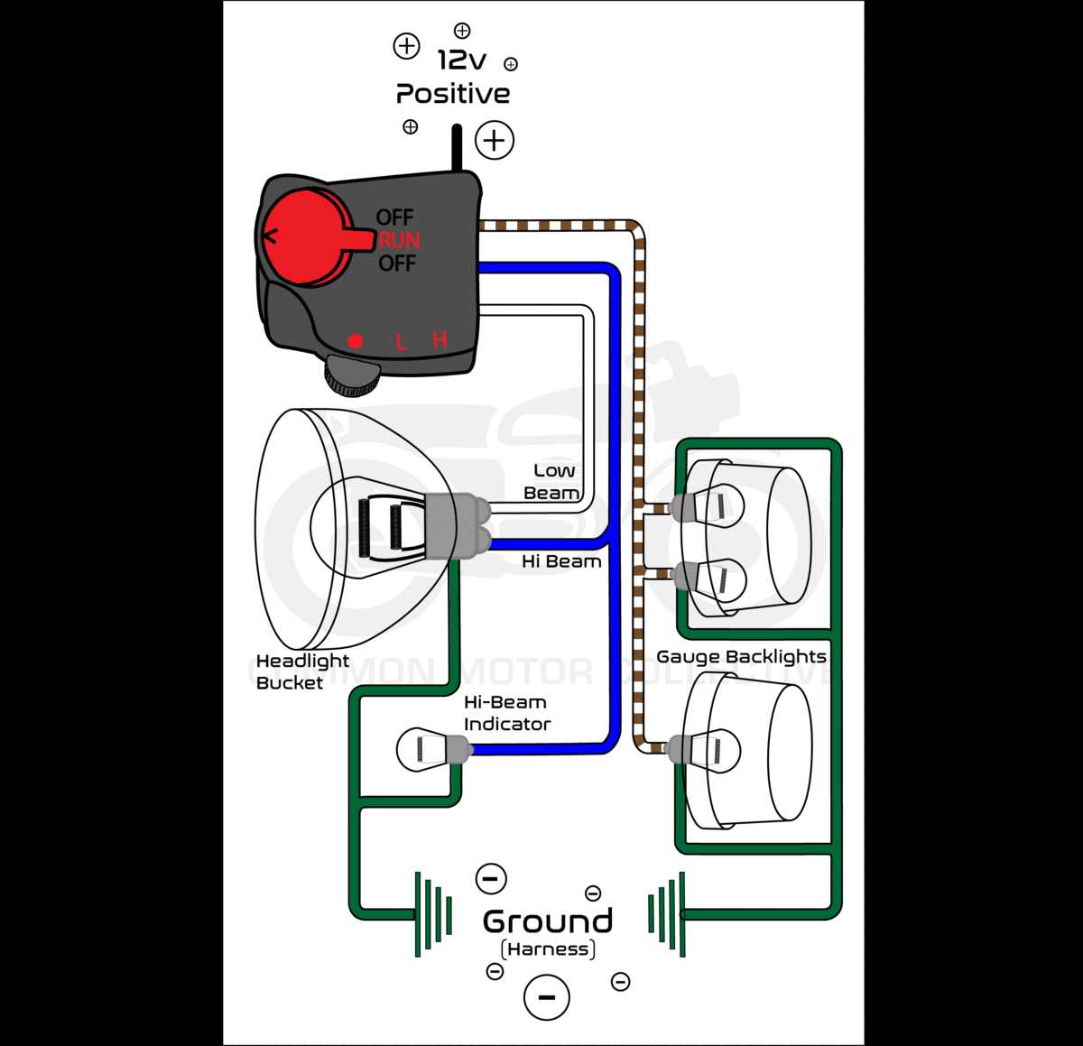 diagram headlight wiring