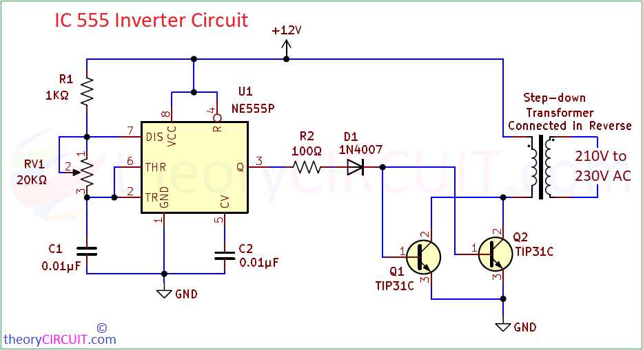 basic inverter circuit diagram
