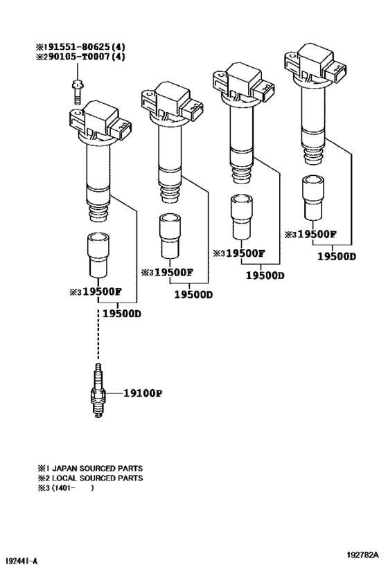 toyota ignition coil wiring diagram