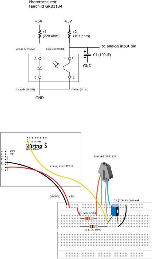 phototransistor circuit diagram