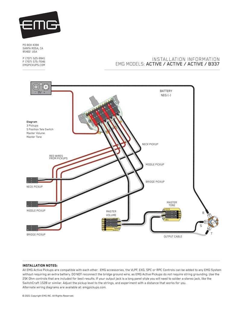pickup wiring diagram