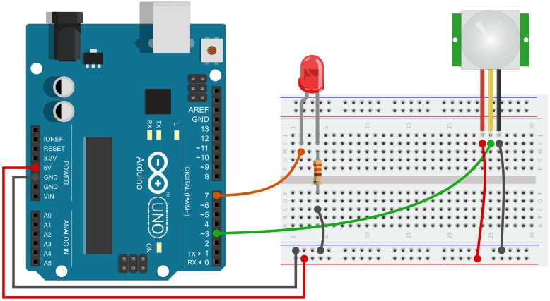 pir motion detector circuit diagram