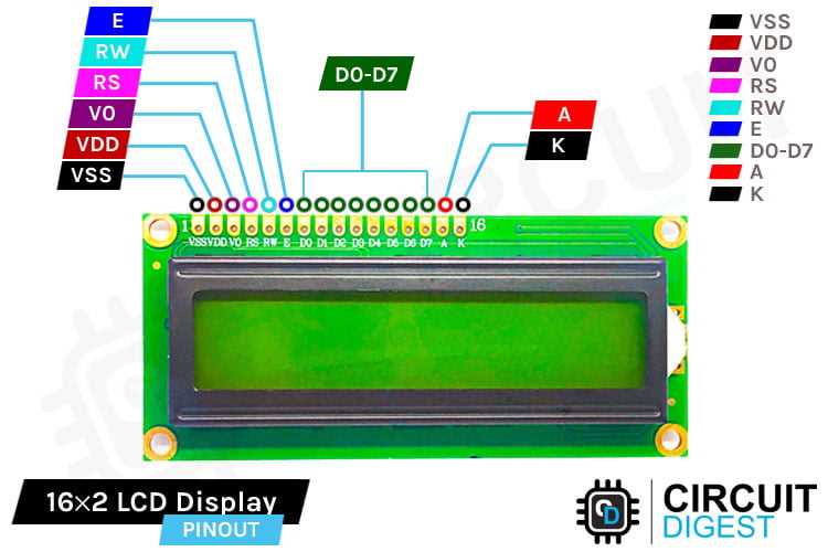 arduino lcd circuit diagram