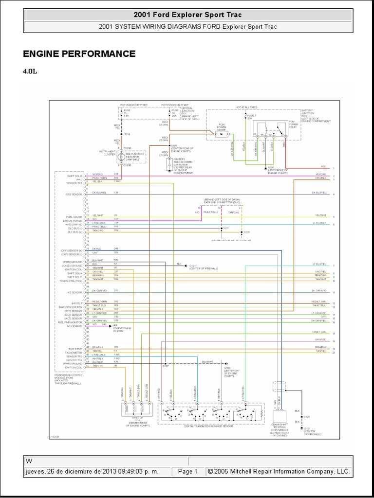 2001 ford explorer sport radio wiring diagram
