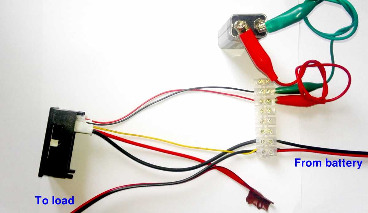 digital volt and amp meter circuit diagram