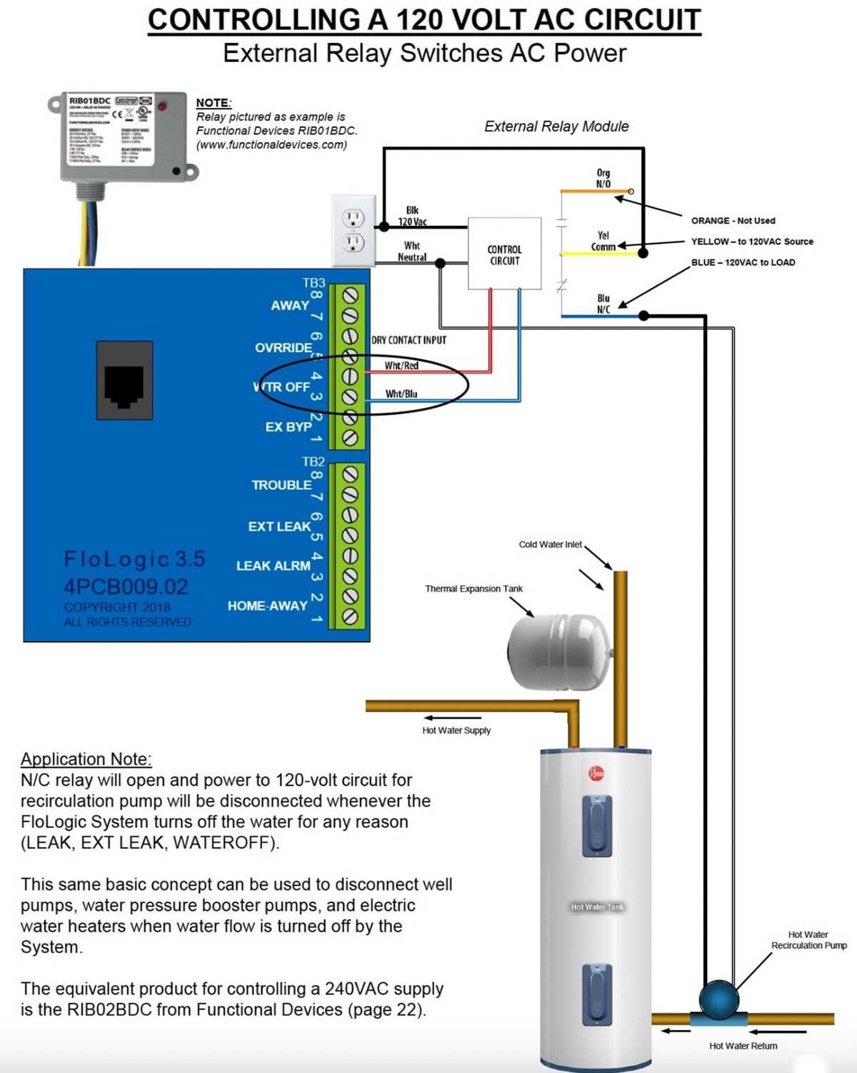 circulation pump wiring diagram
