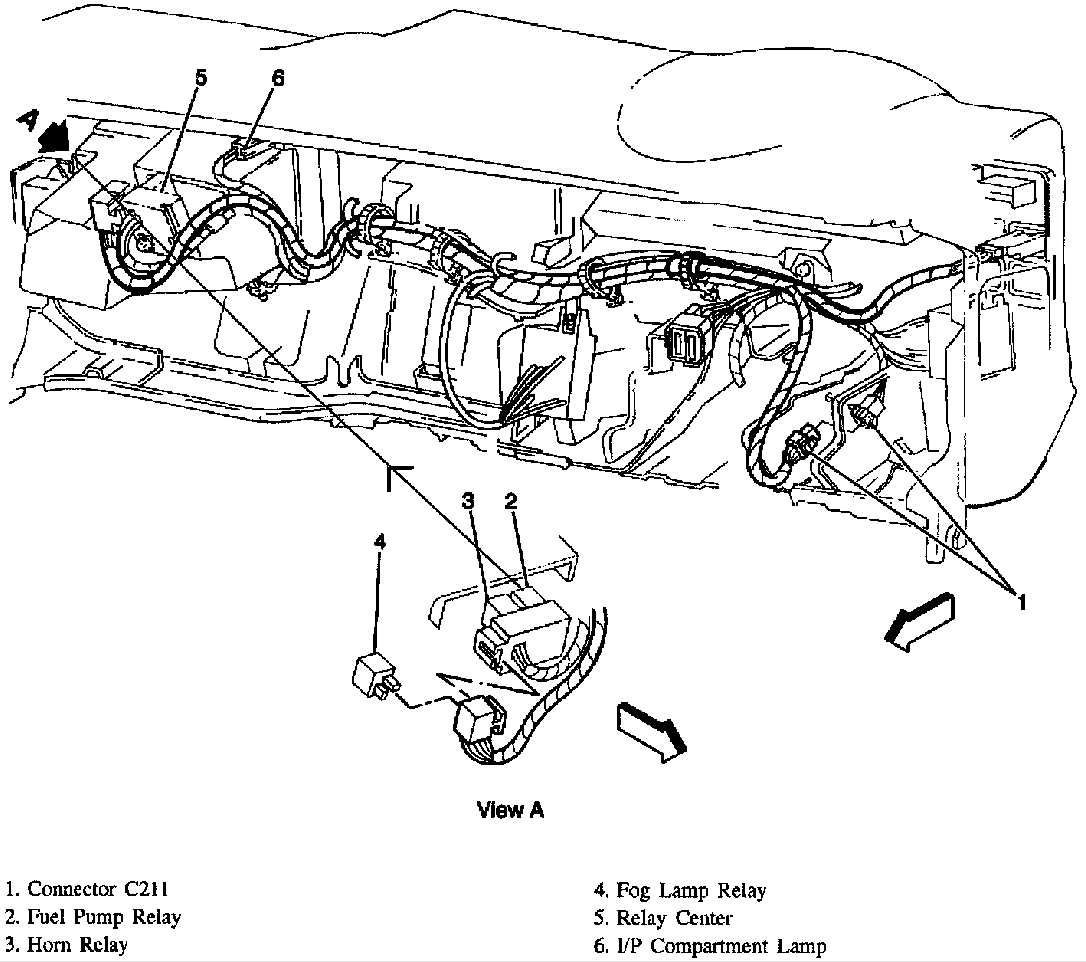 1999 chevy blazer fuel pump wiring diagram