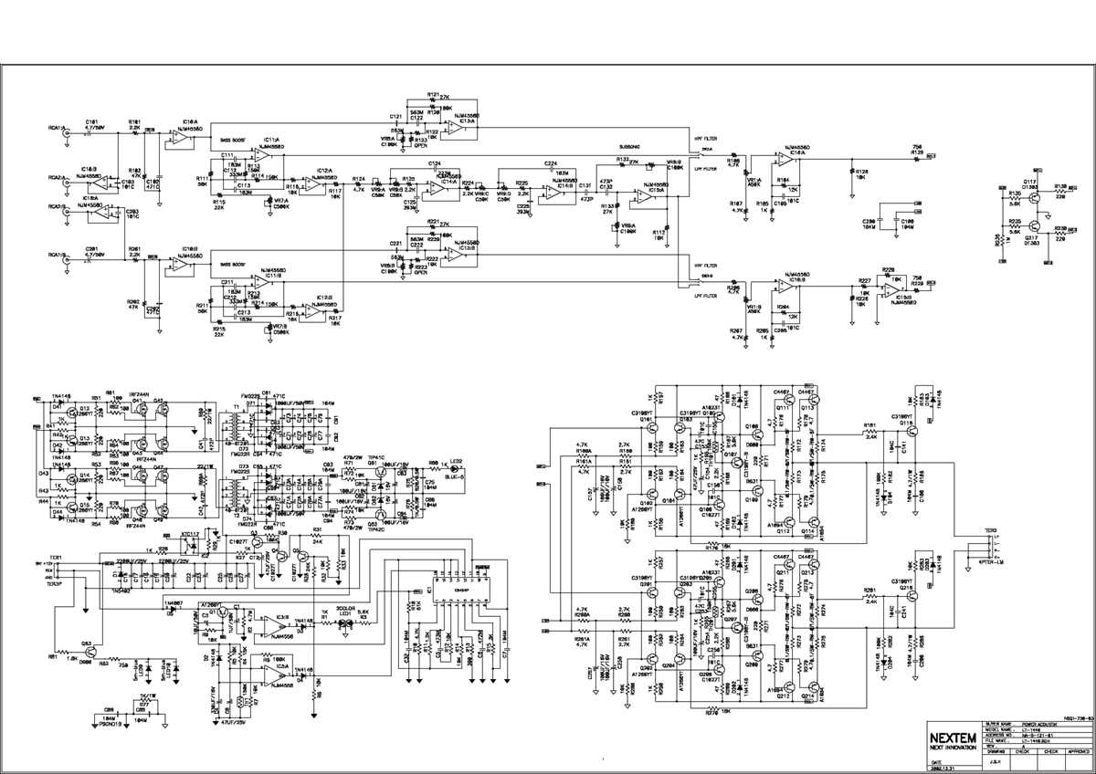 power acoustik cb1.8000d schematic diagram