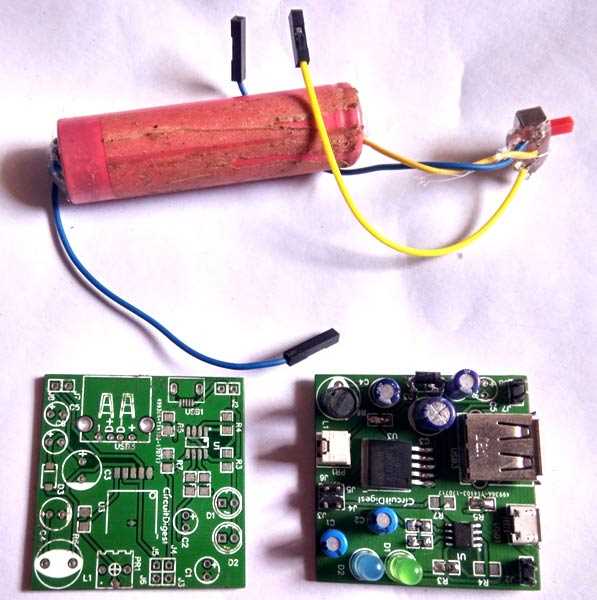power bank circuit board diagram