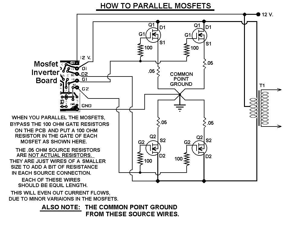 power inverter circuit diagram