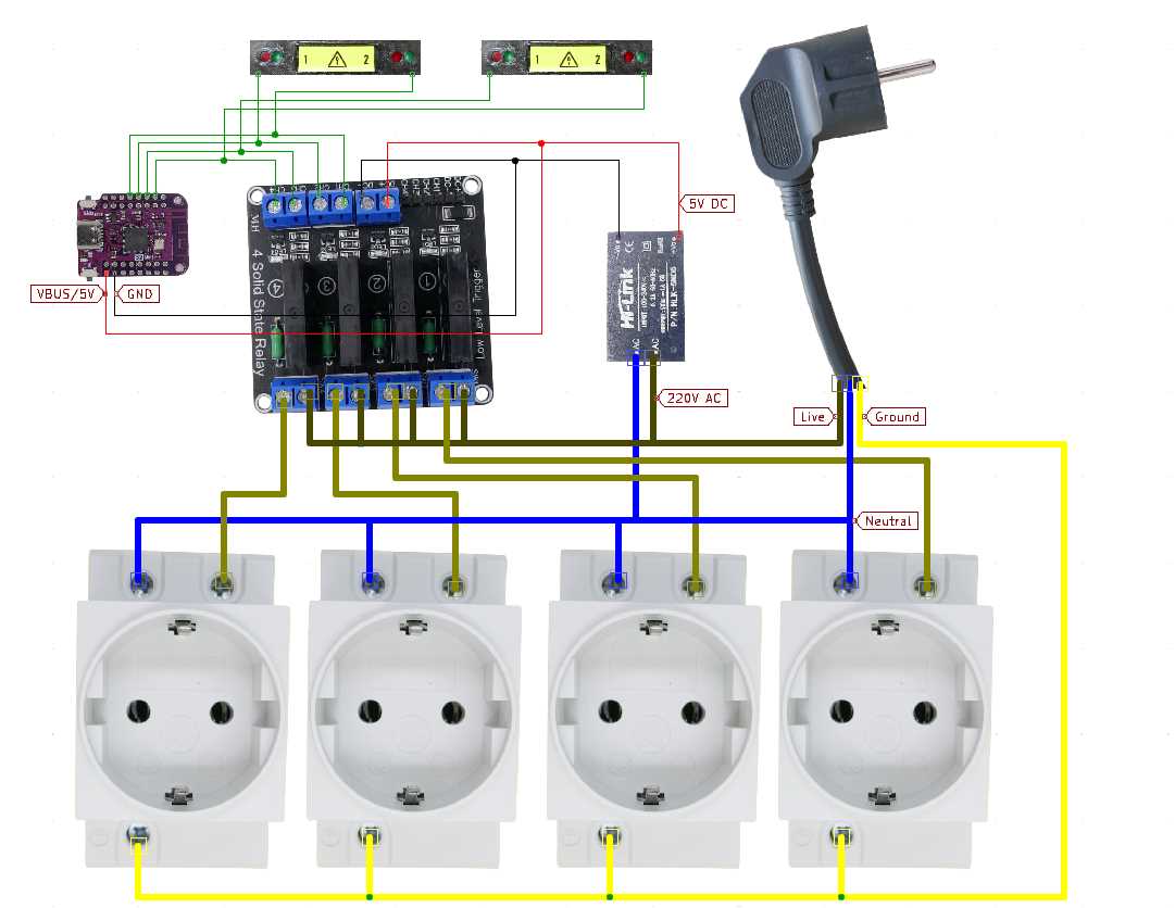 power strip circuit diagram