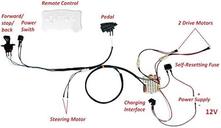 power wheels 12v ride on car wiring diagram