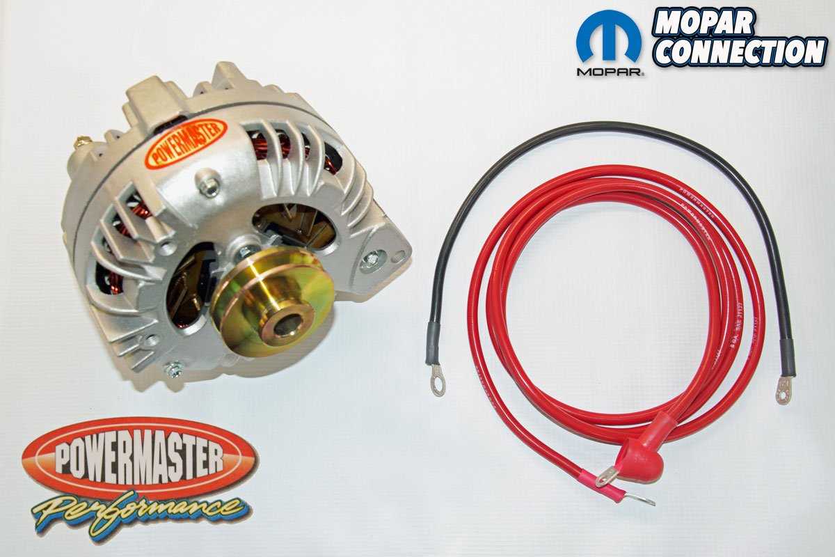 powermaster alternator wiring diagram