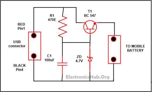mobile battery circuit diagram