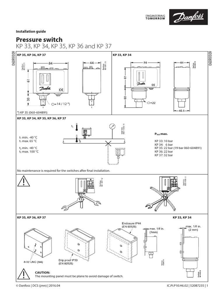 pressure switch schematic diagram