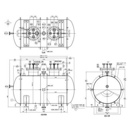 pressure vessel schematic diagram