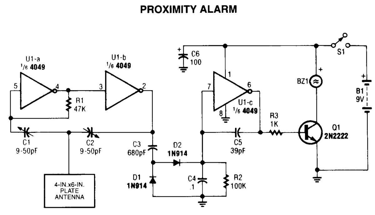 proximity circuit diagram