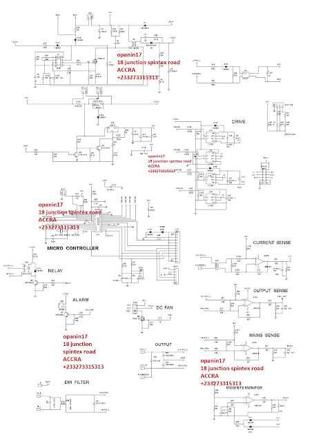 pure sine wave inverter circuit diagram