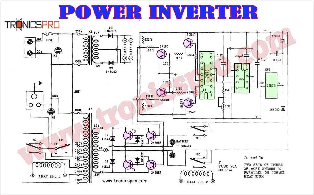 electrical inverter circuit diagram electrical inverter circuit diagram