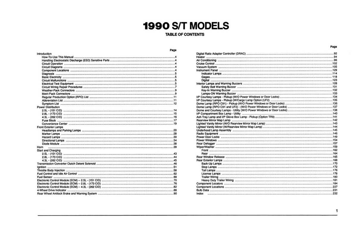 1990 chevrolet truck wiring diagram
