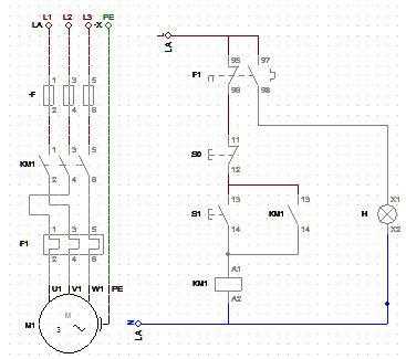 motor schematic diagram explanation