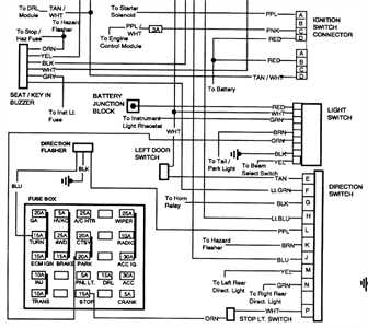 2008 gmc sierra headlight wiring diagram
