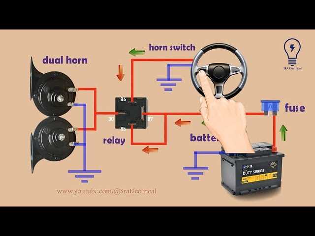 12v relay wiring diagram 5 pin for horn