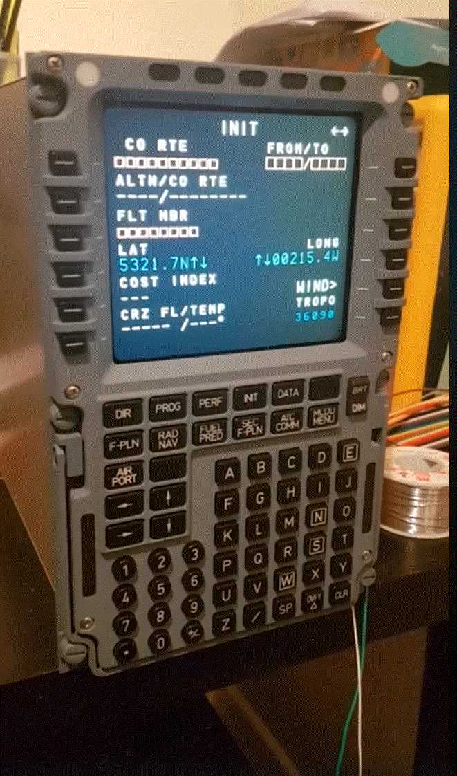 mcdu schematics diagram honeywell