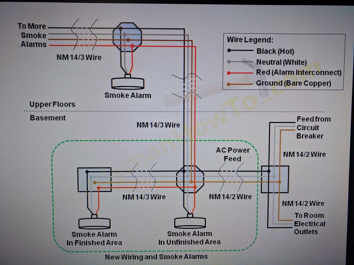 smoke alarm wiring diagram