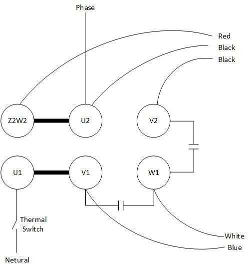 reversing a single phase motor wiring diagram