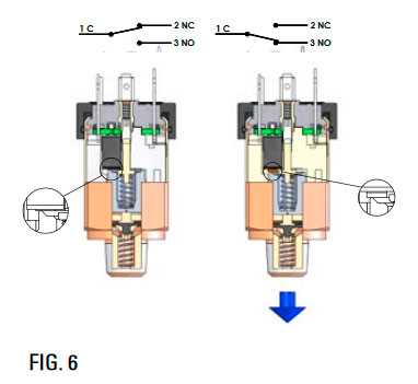 schematic diagram of no flow switch
